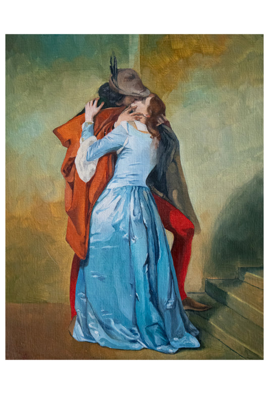 Study of 'The Kiss' - Fine Art Print