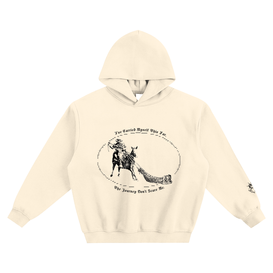 "Cowboy Wrangling a Mermaid" Boxy Hoodie