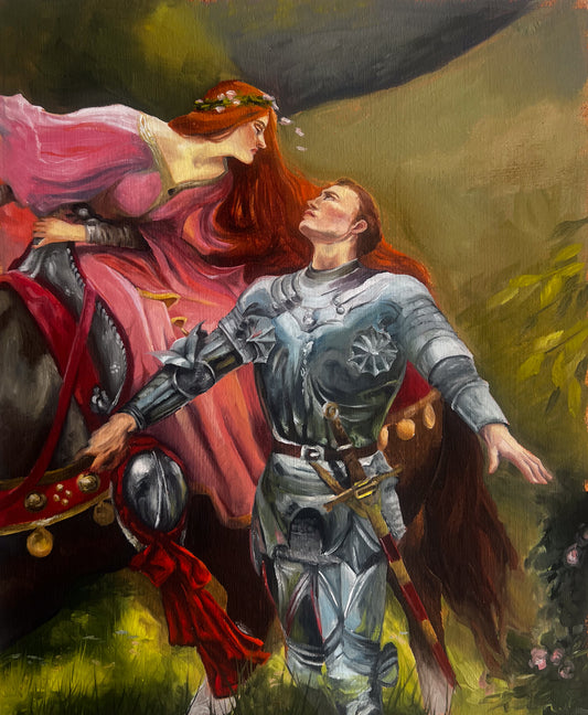 Study of 'La Belle Dame sans Merci' - Fine Art Print