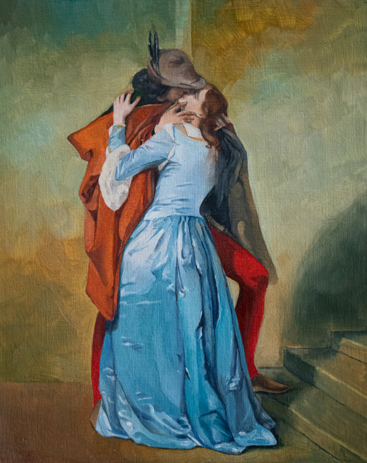 Study of 'The Kiss' - Fine Art Print