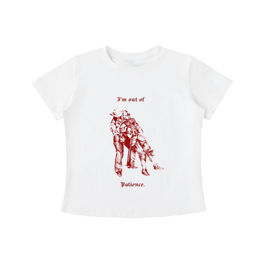 "I'm Out of Patience" Baby Tee
